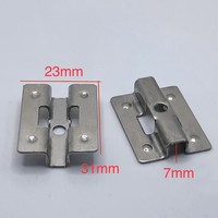 Fixations personnalisées en acier inoxydable pour terrasses en bambou, clips de fixation pour revêtements de sol extérieurs en bois de bambou