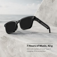 Lunettes Intelligentes IA avec Caméra 8MP, Enregistrement Vidéo HD, Appel et Transfert Wi-Fi, IPX4 pour Hommes et Femmes