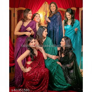 Bollywood secuencia Sari - Product Image 1