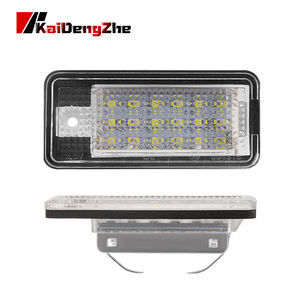 Éclairage de plaque d'immatriculation utilisé pour <span class=keywords><strong>AUDI</strong></span> A4 A5 A6 A7 Q5 <span class=keywords><strong>TT</strong></span> voiture Led 18SMD Auto extérieur autres accessoires d'éclairage - Product Image 1