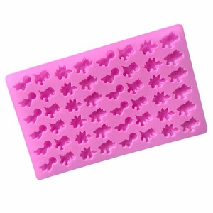 Moule/moule en Silicone 48 cavités, pour chocolat, <span class=keywords><strong>dinosaure</strong></span>, couleur <span class=keywords><strong>bonbon</strong></span>, gelée - Product Image 2