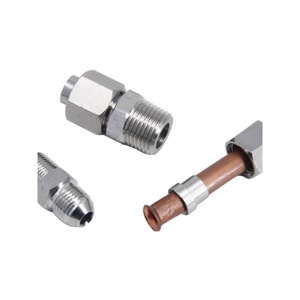 Raccord de tuyauterie conique évasé en acier inoxydable GB/T5626.1, joint hydraulique en cuivre - Product Image 1