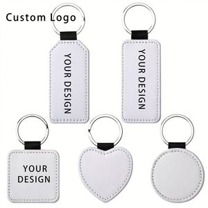 Decoraciones Ecológicas para Llaveros en Formas Personalizadas, de Acero Inoxidable y Cuero PU para Diversas Ocasiones - Product Image 4