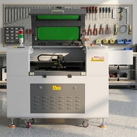Machine de découpe et gravure laser CO2 6040, découpeuse laser CNC de bureau 600x400mm 60-100W pour bois, acrylique, verre, plastique, contreplaqué, IA
