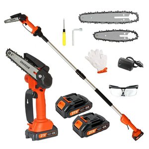 Motosierra Eléctrica 2 en 1 D.S.C de 21V con Batería de Litio, Barra Guía de 6 Pulgadas, Motor de 600W y 52cc, Poste Largo Telescópico Desmontable - Product Image 2