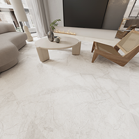 Carrelage en porcelaine aspect marbre gris romain moderne 600x1200mm, antidérapant, facile à nettoyer, imperméable pour sol, mur, salle de bain, salon, hôtel