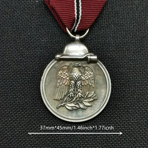 Medaglia dell'Oriente 1941/42 con premio tedesco durante la seconda guerra mondiale - Product Image 3