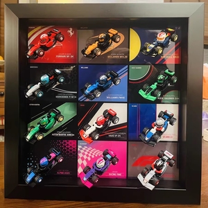 Étagère de rangement moderne en acrylique pour mini-blocs de construction Racing, présentoir mural pour boîtes mystères, idéal pour le salon - Product Image 3