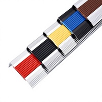 Bandes antidérapantes en alliage d'aluminium, style moderne et minimaliste, en forme de L, pour escaliers, bandes de bordure pour marches de maternelle, garde-coins, origine Linyi