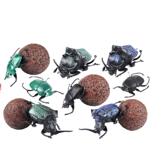 Giocattoli realistici per bambini a forma di insetti, modelli di animali, <span class=keywords><strong>scarabei</strong></span> dei letame, <span class=keywords><strong>scarabei</strong></span>, tavolo di sabbia educativo per la scienza cognitiva - Product Image 1