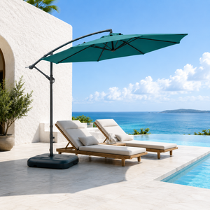 Parasol Cantilever 3m avec Logo Personnalisé, Structure en Acier, Protection Solaire pour Promotion de Marque et Utilisation Extérieure - Product Image 2