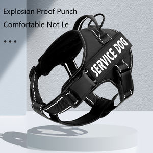 <span class=keywords><strong>Harness</strong></span> Anjing Grosir <span class=keywords><strong>OEM</strong></span> dengan Pegangan Kontrol dan Kemampuan Pengaman Sabuk Pengaman, <span class=keywords><strong>Harness</strong></span> <span class=keywords><strong>Vest</strong></span> Hewan Peliharaan yang Lembut dan Anti Tarik - Product Image 6