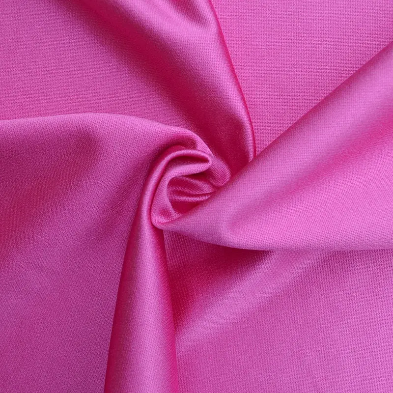 Polyester Elastic Fabric High Elastic Spandex Polyester Fabric Stretch 4 Way Stretch Fabric For Tops Swimwear
