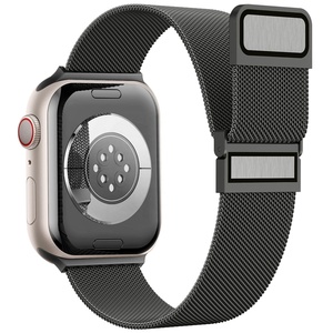 Nouveaux accessoires de <span class=keywords><strong>bracelet</strong></span> de montre en acier inoxydable à boucle milanaise pour <span class=keywords><strong>Apple</strong></span> <span class=keywords><strong>Watch</strong></span> <span class=keywords><strong>Bracelet</strong></span> de remplacement magnétique fort - Product Image 1