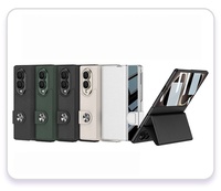 Étui pour téléphone Samsung Z Fold 8, étui en cuir à rabat magnétique, étui avec protection d'écran intégrée et support, coque de protection