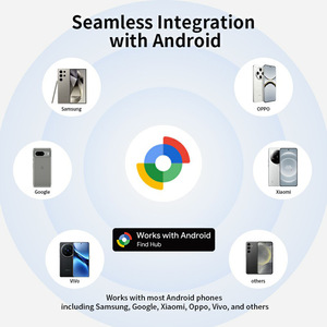 Google Find Hub - Traceur anti-perte pour téléphones Android, suivi en temps réel, localisateur de sacs, de voitures et d'animaux de compagnie, 33x33x14mm, 9g - Product Image 1