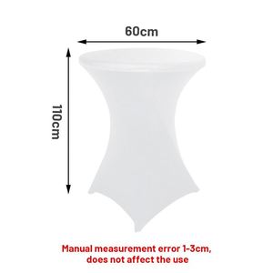 Housse de table ronde pour cocktail, en spandex rose gold extensible, pour table de bar, pour fête ou événement - Product Image 4