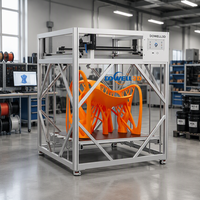 Mesin Ekstrusi Pelet Format Besar Printer 3D Granul Industri FGF dengan Auto Leveling dan Kontrol Suhu Cerdas untuk Pencetakan Industri