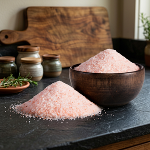 Sal Fina Rosa Oscura del Himalaya, Sal Comestible Natural en Gránulos Refinados, Logotipo Personalizado, Empaque a Granel y en Bolsas, Sal Rosa Claro - Product Image 1