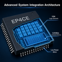 Microcontrolador EP4CE10F17A7N IC FPGA 81 I/O 256FBGA Bandeja de Montaje Superficial