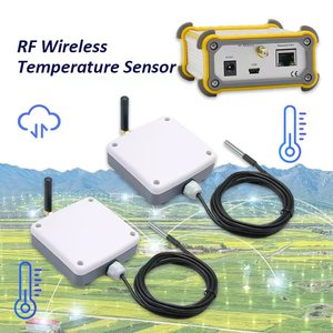 Sistema de Seguridad con Alarma para el Hogar con Monitoreo de Temperatura en Cámaras Frigoríficas, 1200m, 4 Sensores Inalámbricos de Temperatura - Product Image 1