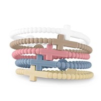 Vente en gros Oem Odm Perles acryliques colorées personnalisées Catholique Saints Prière Religieux Jésus Bracelets