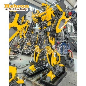 Sculpture Optimus Prime en métal, sculpture de robot en fer, sculpture <span class=keywords><strong>Transformers</strong></span>, sculpture de robot <span class=keywords><strong>Megatron</strong></span> - Product Image 4