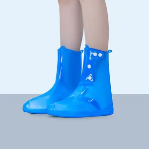 Impermeabile unisex protezione pioggia stivali per esterni per la protezione impermeabile pioggia scarpe da donna in silicone stivali da pioggia