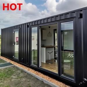 <span class=keywords><strong>Casa</strong></span> prefabricada con contenedor de envío de 40 pies, estilo de diseño industrial con baño, cocina para una vida cómoda, para dormitorio o taller - Product Image 1
