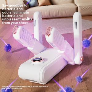 Séchoir à chaussures domestique, séchoir à chaussures portable à température constante pour dortoir, séchoir à chaussures déshumidifiant et désodorisant, séchoir à chaussures pliable sma - Product Image 3