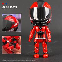 Jouets en plastique moulé sous pression EPT transformant les pilotes de course jouets figurines de motocycliste pour enfants