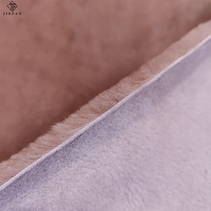 靴裏地用オーストラリアペルトショートストレートパープルリアルラム毛皮 - Product Image 5