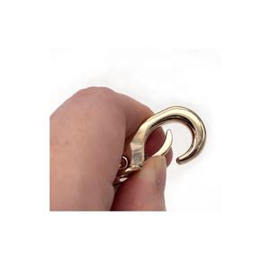 HPD Logo personalizzato oro di lusso in lega di metallo resistente per aerei gancio <span class=keywords><strong>a</strong></span> <span class=keywords><strong>scatto</strong></span> fibbia per cintura per indumento giacca scarpe - Product Image 3