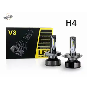 Newest Product 4-Side Illuminated 50w Super Brightness Auto Lighting System H4 H7 Car Led Headlights