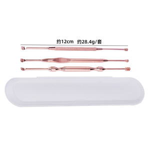 Stainless Steel Ear Pick 3 Piece Set Spiral Design 360 Degree Rotation Ear Cleaning Tool - Product Image 2