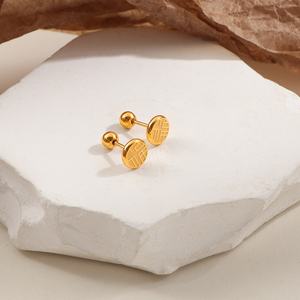 <span class=keywords><strong>Pendientes</strong></span> de Acero Inoxidable para Mujer, Tipo Broche, Sin Decoloración, Ideales para Baño y Dormir, No Necesitan Retirarse, <span class=keywords><strong>Pendientes</strong></span> Modernos - Product Image 3