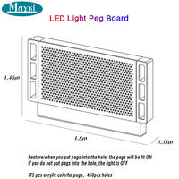 Mur sensoriel LED interactif Bright Lite, jeu sensoriel géant, panneau LED lumineux pour adultes et enfants