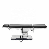 Table chirurgicale électrohydraulique ET600 avec glissière de 350 mm, capacité de charge de 400 kg, compatible bras en C, lit d'opération avec pont rénal