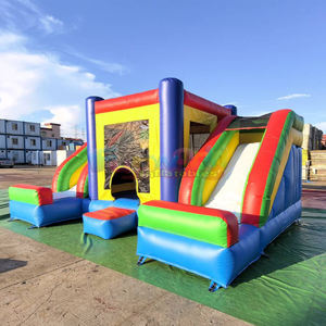 Commercial grade <b>inflatable</b> bouncer combo bounce <b>house</b> with dual slide outdoor bouncy castle for kids - Product Image 2