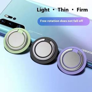 2 Pcs Holder Finger Kickstand - 360° <b>Rotatable</b> Cell Phone Ring Grip, Ideal for Smartphones (Black) - Product Image 5