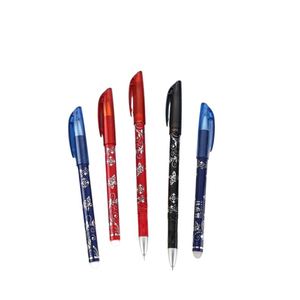 Stylo effaçable thermosensible en plastique bleu et rouge X616, facile à effacer, stylo gel chaud avec gomme pour la correction des marquages - Product Image 2