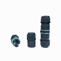 Connecteur de câblage GWT850 à visser, 3 broches, étanche IP68, 17,5A 450V, contact en laiton, capacité de câblage 0,5-1,5mm, pour usage extérieur