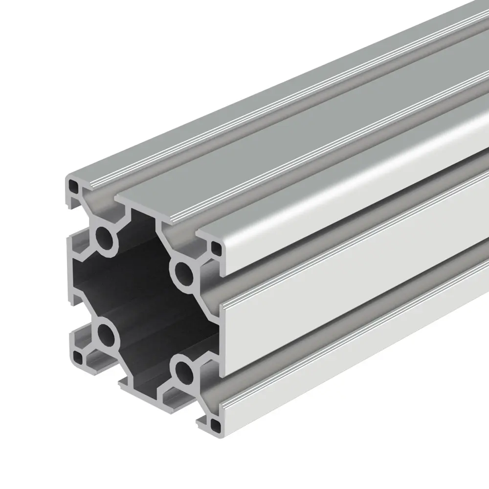 Perfil de ranura en T cuadrado de aluminio extruido directamente de fábrica con perfil de aluminio de precio más barato