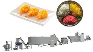 Línea de Procesamiento de Equipo de Fabricación de Pan Rallado <span class=keywords><strong>Blanco</strong></span> Inflado con Extrusora de Doble Tornillo y Control PLC - Product Image 2