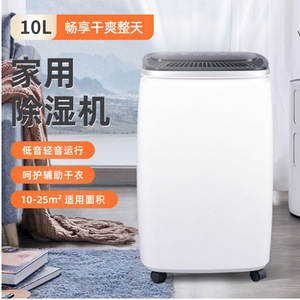 Home Dehumidifier 10L Low Noise For Bedroom Bathroom Wardrobe Clothes Drying - Product Image 1