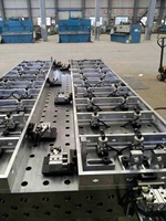 Nouvelle plateforme de soudage modulaire 3D multifonctionnelle, kits de serrage complets, marque YAHANDA, garantie 1 an pour les ateliers de soudage industriels