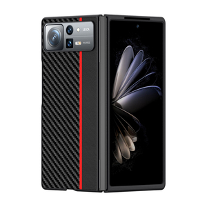 เคสขนาดใหญ่ทำจากคาร์บอนไฟเบอร์,เคสโทรศัพท์ป้องกันเวลาตกพับได้เนื้อบางพิเศษ2ทบสำหรับ <span class=keywords><strong>Xiaomi</strong></span> Mi Mix <span class=keywords><strong>Fold2</strong></span> 5G - Product Image 1