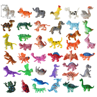 Accepteer Aangepaste Blisterkaart Pvc Pot Tube Pack Juguetes Plastic Menselijke Ruimte Fruitbloem Thema Cadeau Mini Dinosaurus Dier Speelgoed