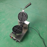 Gaufrier professionnel en acier inoxydable de qualité alimentaire, simple ou double tête, écran tactile numérique, garantie 1 an pour usage domestique