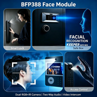 BFP388 Terminal de Control de Acceso Inteligente con Reconocimiento Biométrico Multimodal de Rostro, Palma y Vena, Intercomunicador de Audio Bidireccional y UART